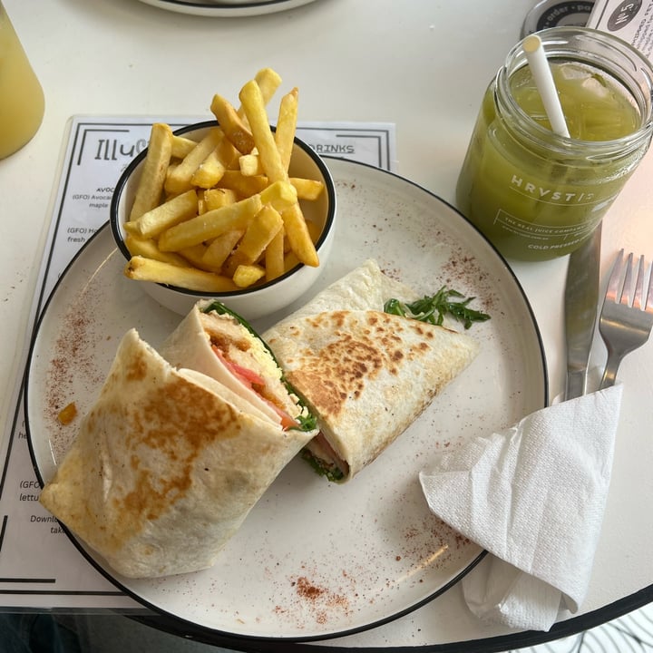 photo of Illusion by No.5 vegan chicken wrap shared by @ethicurean on  01 Jul 2024 - review