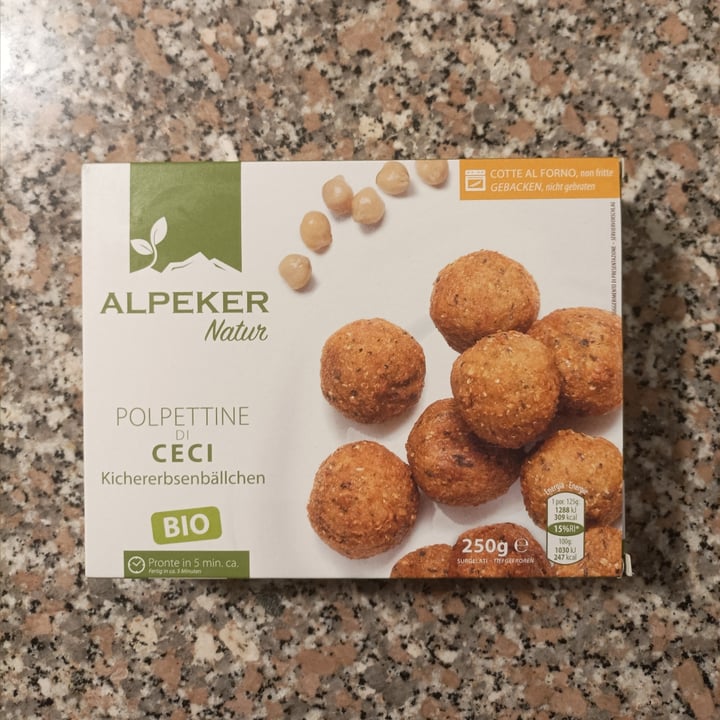 photo of Alpeker natur Polpette Di Ceci shared by @estefanyreey on  02 Sep 2023 - review