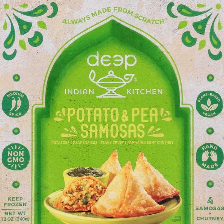 photo of Deep Indian Kitchen Potato & Pea Samosas shared by @danichan009 on  04 Mar 2024 - review