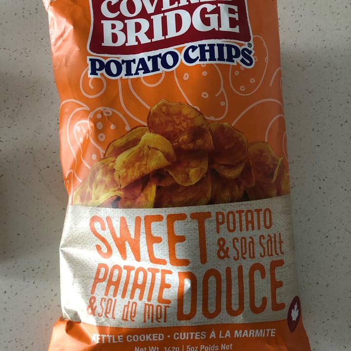 photo of Covered Bridge Sweet Potato & Sea Salt Chips shared by @sueprozak on  21 Mar 2024 - review