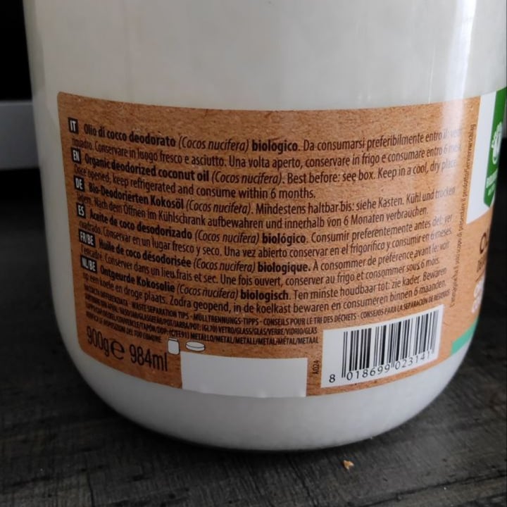 photo of Probios olio di cocco deodorato shared by @fernandoveganboccia on  10 Mar 2025 - review