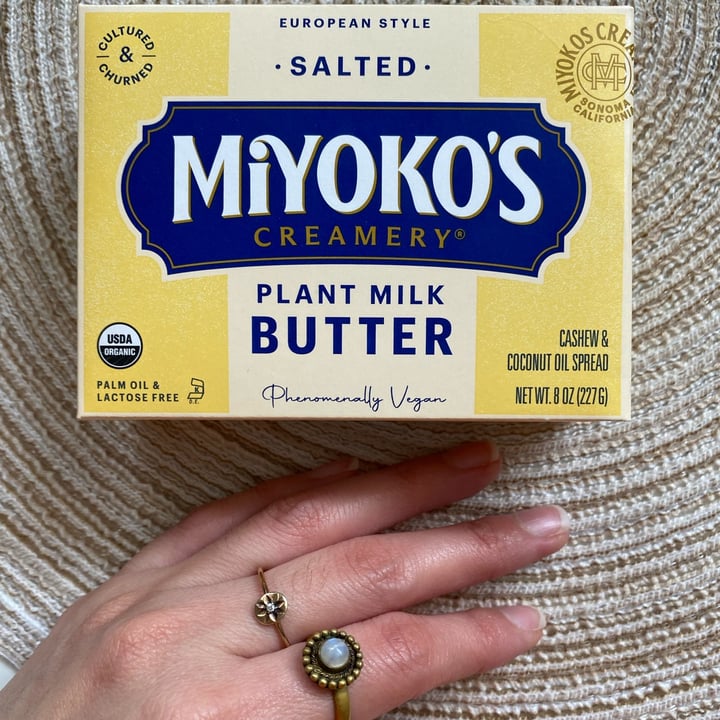 photo of Miyoko's Creamery Salted Plant Milk Butter shared by @lynsire on  14 Jan 2025 - review