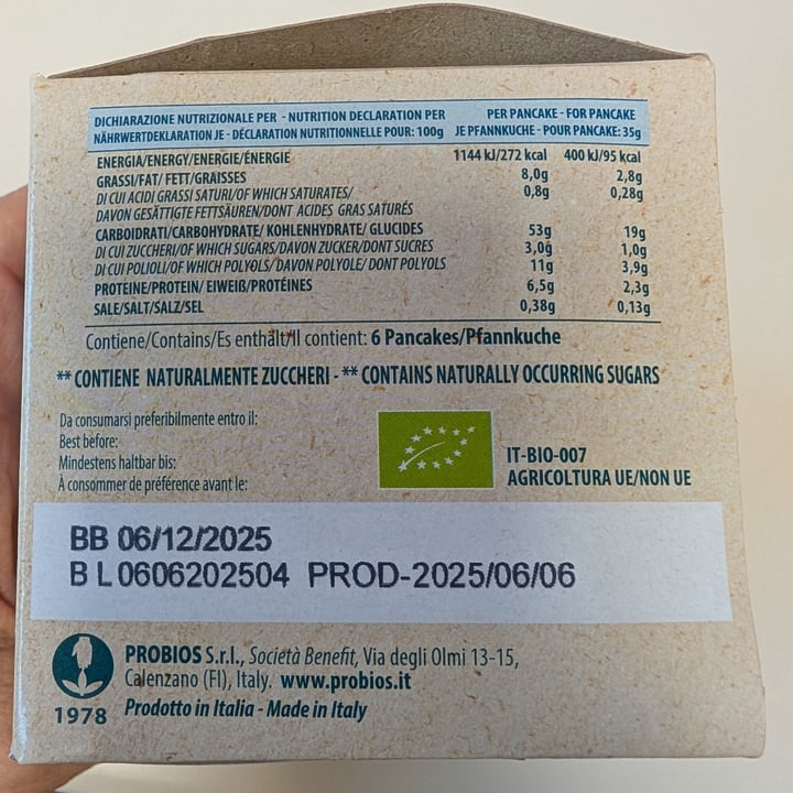 photo of Probios Pancake shared by @gilazza on  07 Sep 2025 - review
