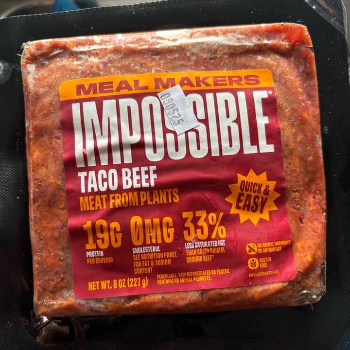 photo of Impossible Taco Beef shared by @kristin548 on  05 Aug 2025 - review