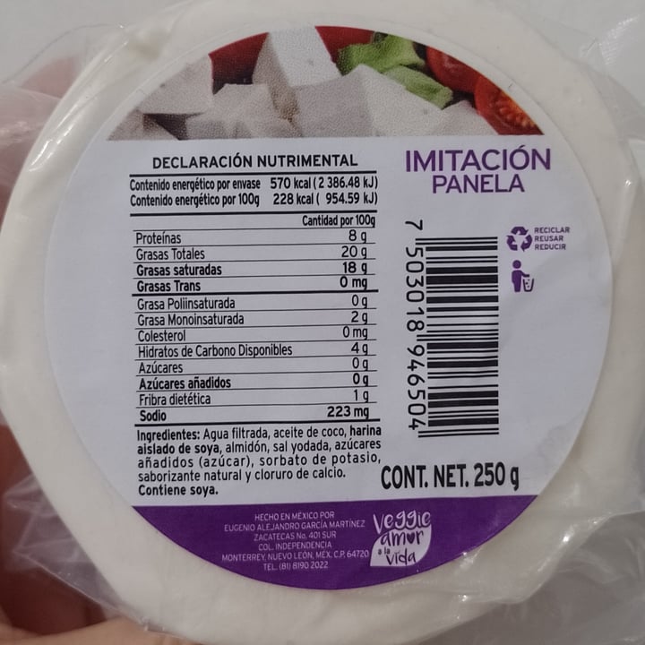 photo of Veggie Alternativa De Queso Estilo Panela shared by @vicmartinezs on  24 Mar 2024 - review