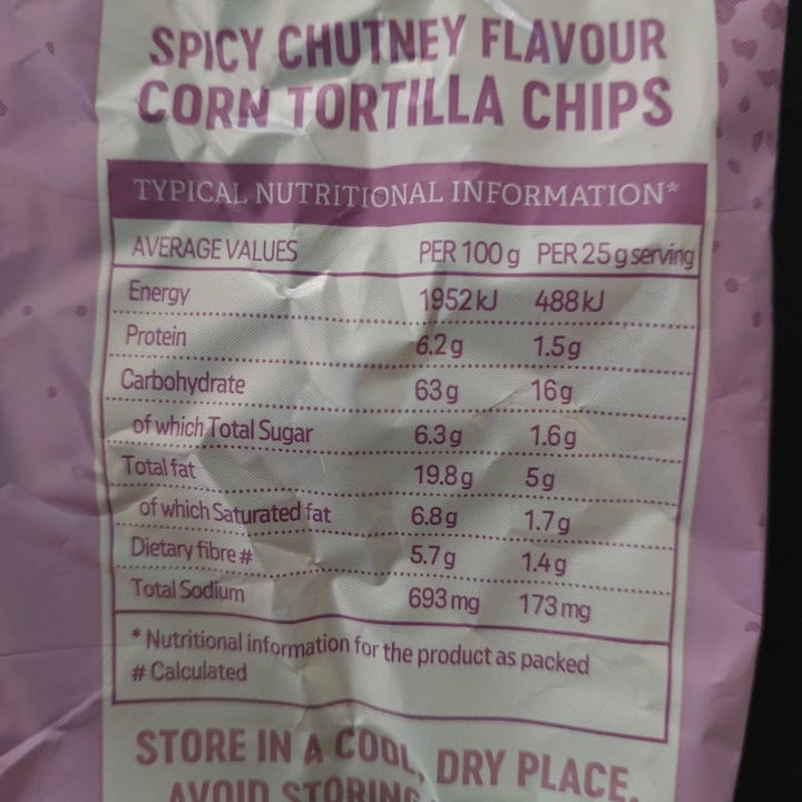 photo of Santa Anna’s Spicy Chutney Flavour - Corn Tortilla Chips shared by @rambullion on  12 Aug 2025 - review