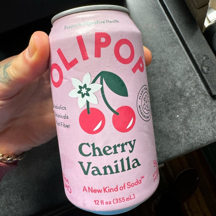 photo of OLIPOP Cherry vanilla shared by @veganmika on  09 Apr 2024 - review