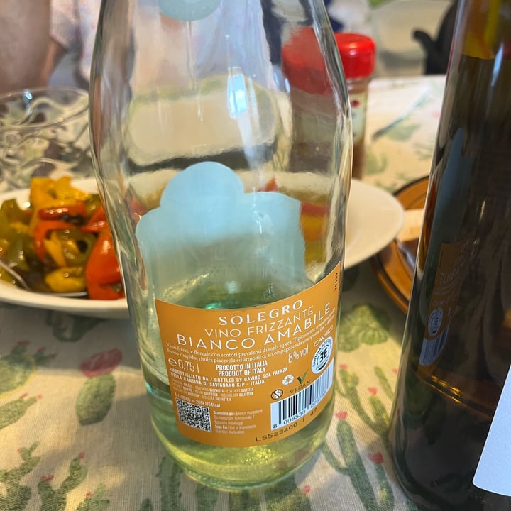 photo of Solegro Vino Bianco Frizzante shared by @charlotteauxfraises on  18 Sep 2025 - review