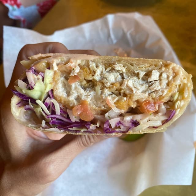 Photo of the dish “fish burrito”