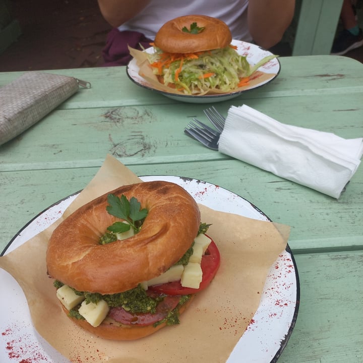 photo of Grumpy & Runt | Little Deli & Donuts Caprese Bagel shared by @punilu on  27 Jan 2024 - review