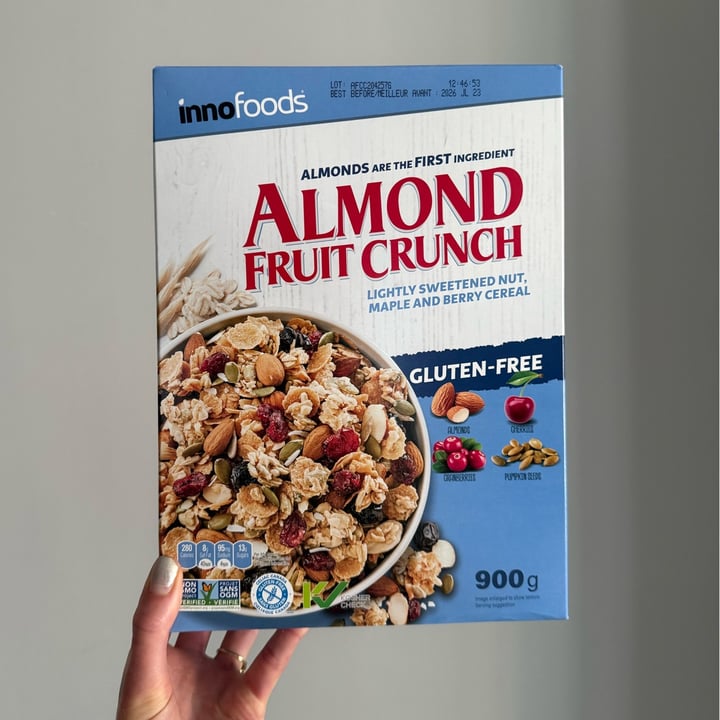 photo of InnoFoods Almond Fruit Crunch Cereal shared by @jennyfaye on  05 Oct 2025 - review