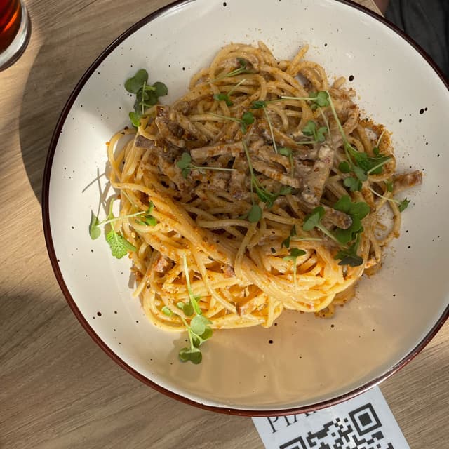 Photo of the dish “spaghetti carbonara”