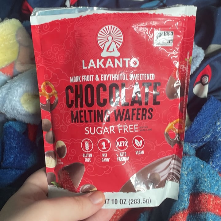 photo of Lakanto chocolate melting Wafers shared by @vextheworm on  09 Jun 2025 - review