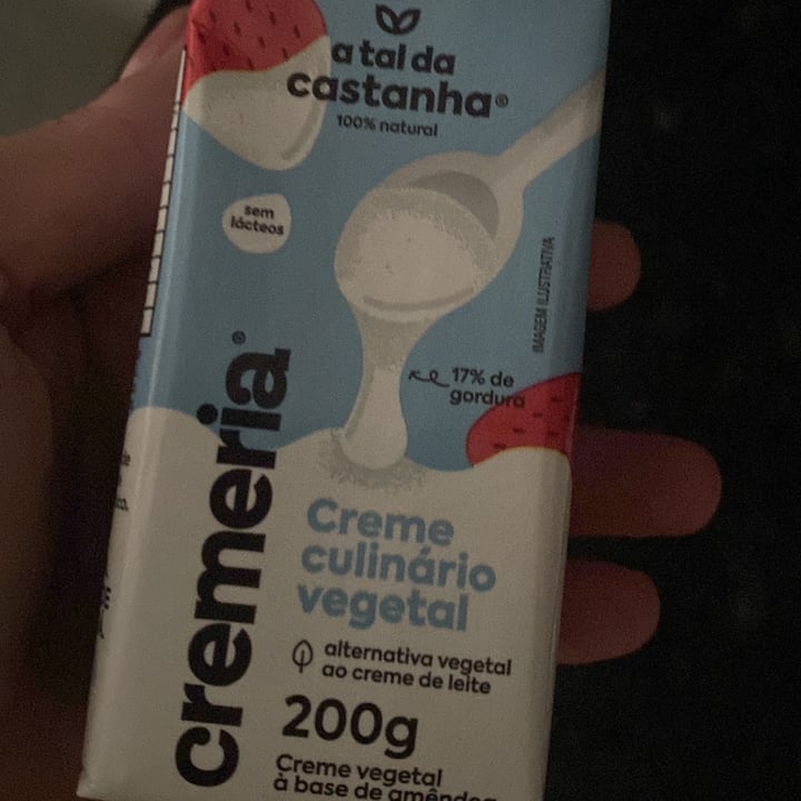 photo of A Tal da Castanha creme culinario vegetal shared by @vivickmadeira on  14 Sep 2023 - review