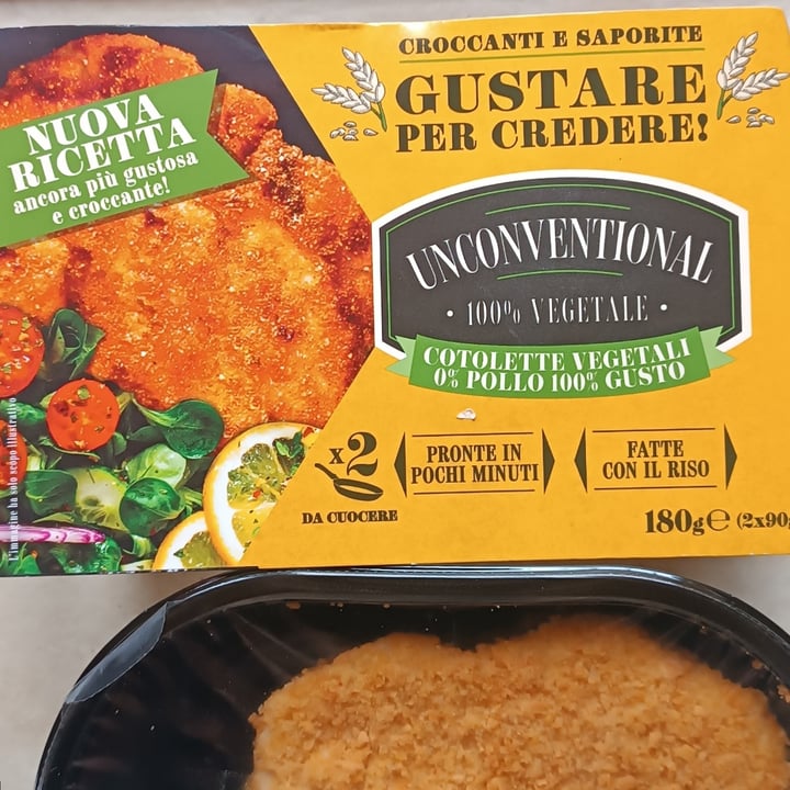 photo of Unconventional Cotolette Vegetali 0% Pollo 100% Gusto shared by @makallok on  28 Feb 2024 - review