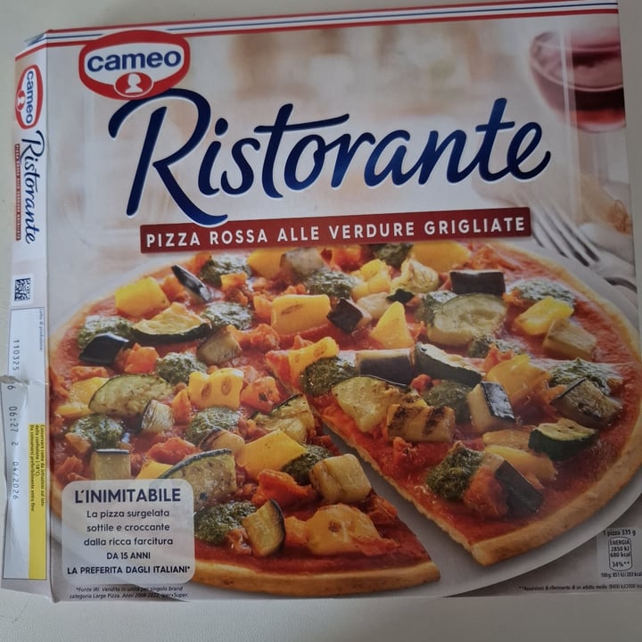 photo of Cameo Pizza Rossa Alle Verdure Grigliate shared by @daniveg on  18 Sep 2025 - review