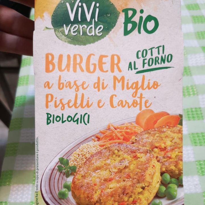 photo of Vivi Verde Coop Burger di Miglio Piselli e Carote shared by @sofia94 on  04 Sep 2023 - review