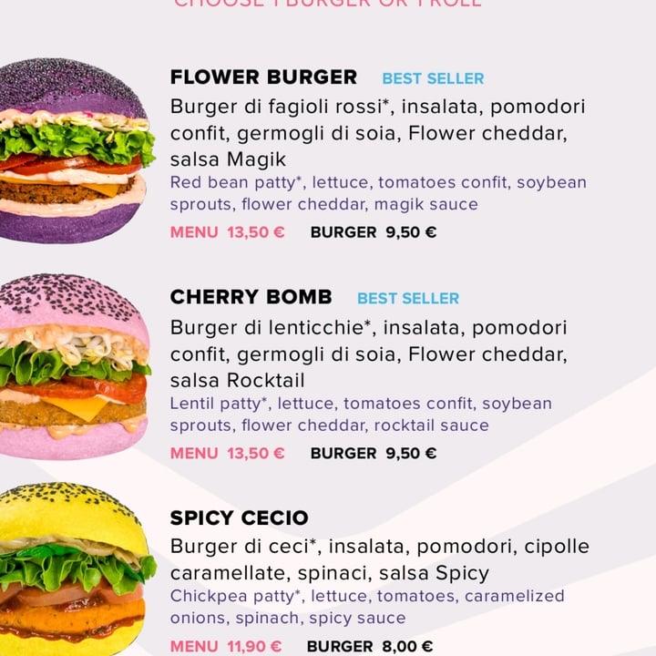 photo of Flower Burger flower burger shared by @luana92 on  06 Nov 2024 - review