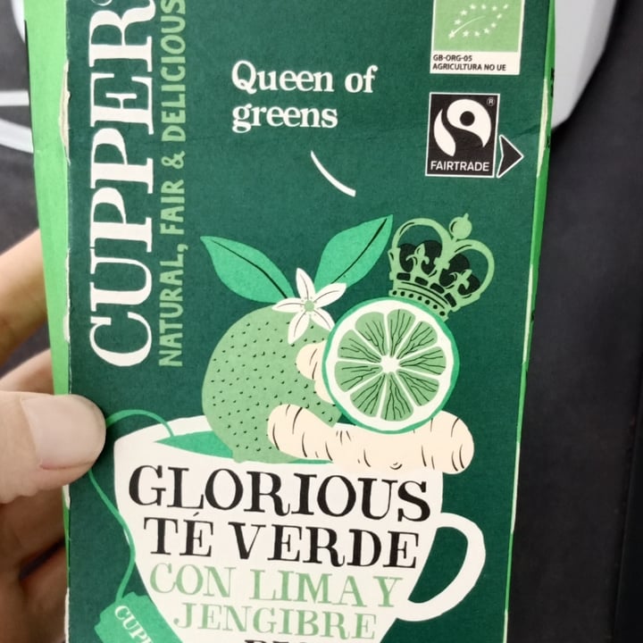 photo of Cupper Glorious green tea with lime and ginger shared by @francescaglad7 on  30 Mar 2024 - review