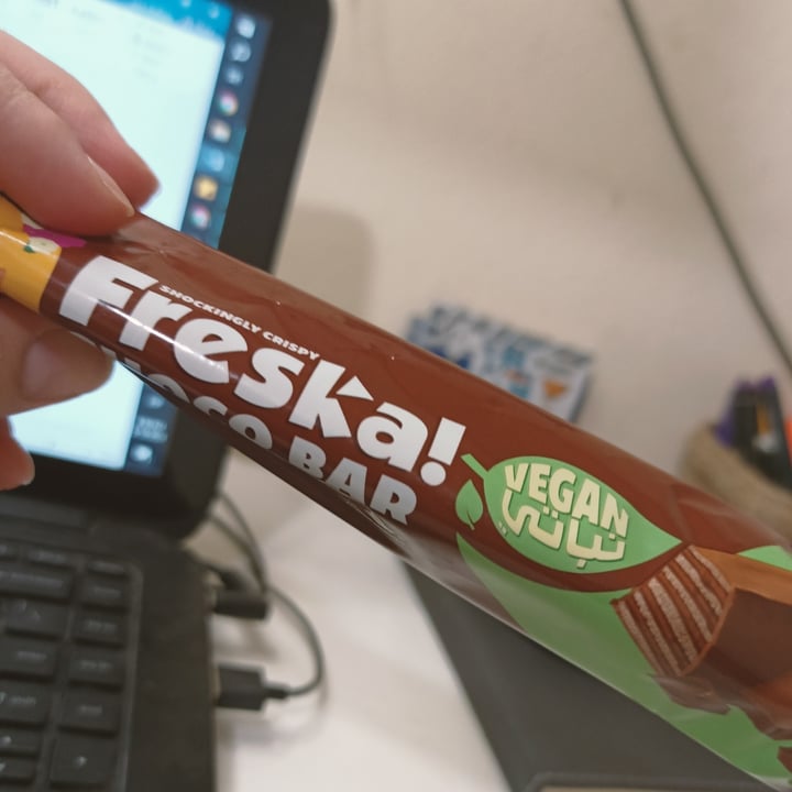 photo of Freska choco bar shared by @nanivegan on  10 May 2024 - review