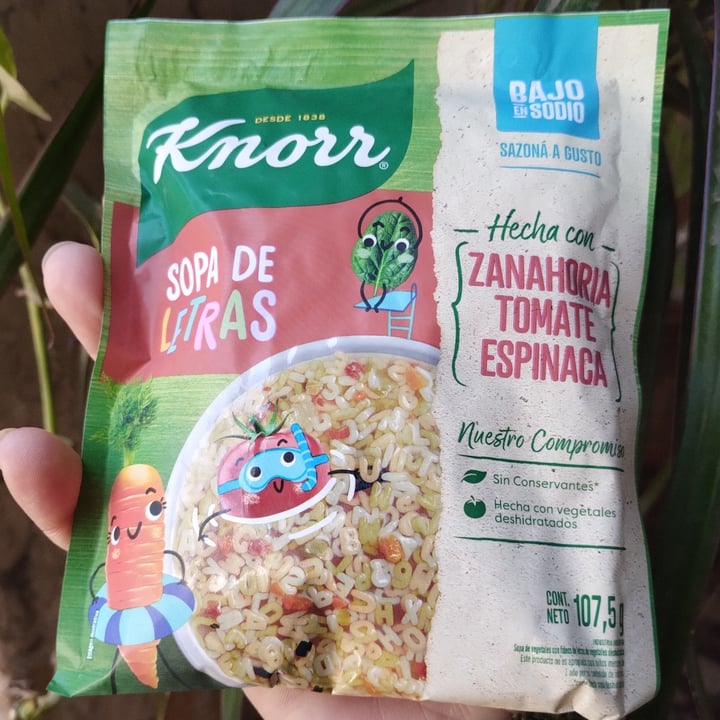 photo of Knorr Sopa De Letras shared by @marielfer on  02 Oct 2023 - review