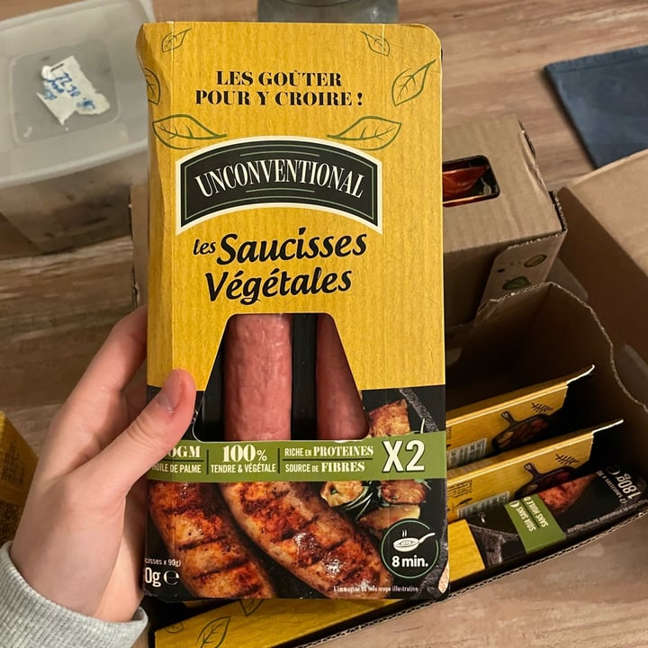 photo of Unconventional Salsicce Vegetali - Sausages shared by @v-gan on  22 Apr 2024 - review