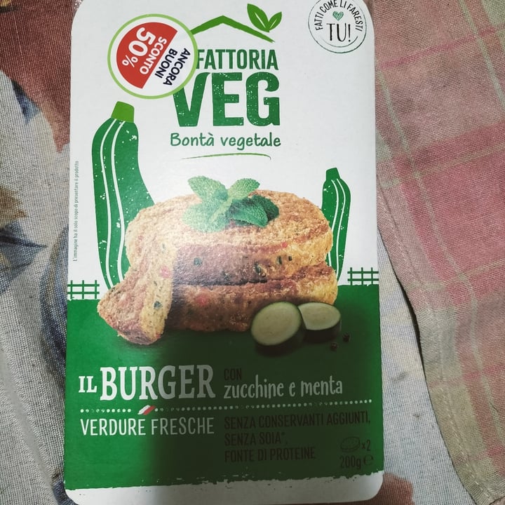 photo of la fattoria veg burger zucchine e menta shared by @malu88 on  08 Nov 2023 - review