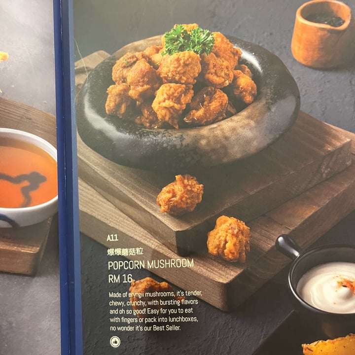 photo of Plant A Seed Vegan Popcorn Mushroom shared by @vegphilosopher on  26 Apr 2025 - review