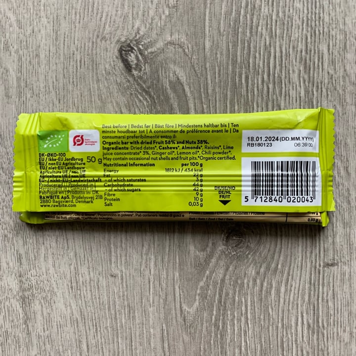 photo of Raw Bite Lime shared by @francyt on  29 Dec 2023 - review