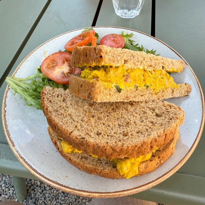 photo of Cathedral Café Coronation Chickpea Sandwich shared by @meganthevegetable on  13 Sep 2025 - review