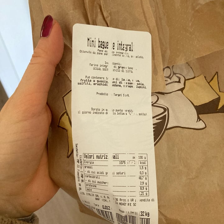 photo of Lidl mini baguette integrale shared by @tnvgl on  02 Jan 2025 - review