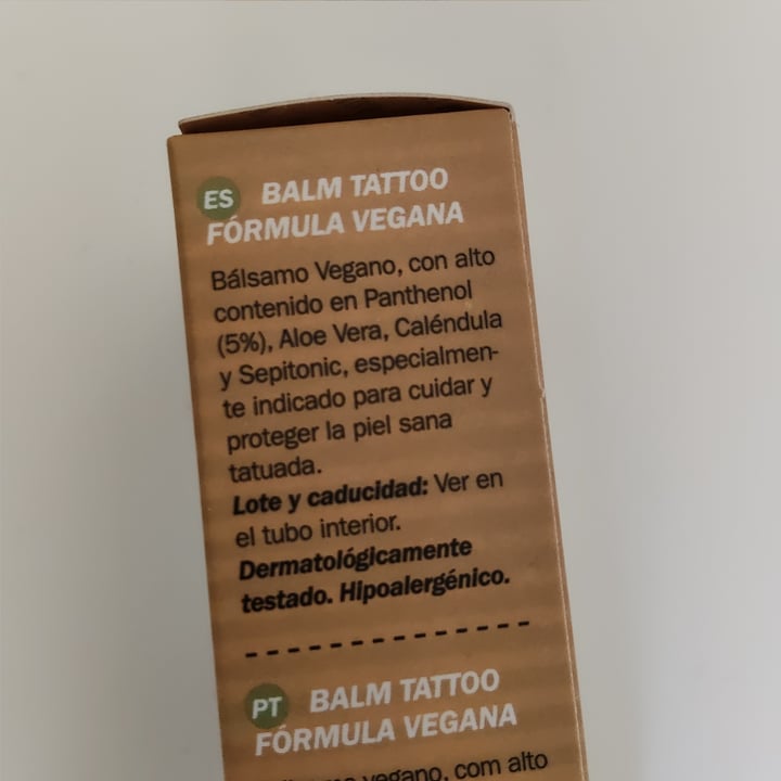 photo of Delab Balm tatoo vegan formula shared by @javisanx on  14 Sep 2025 - review