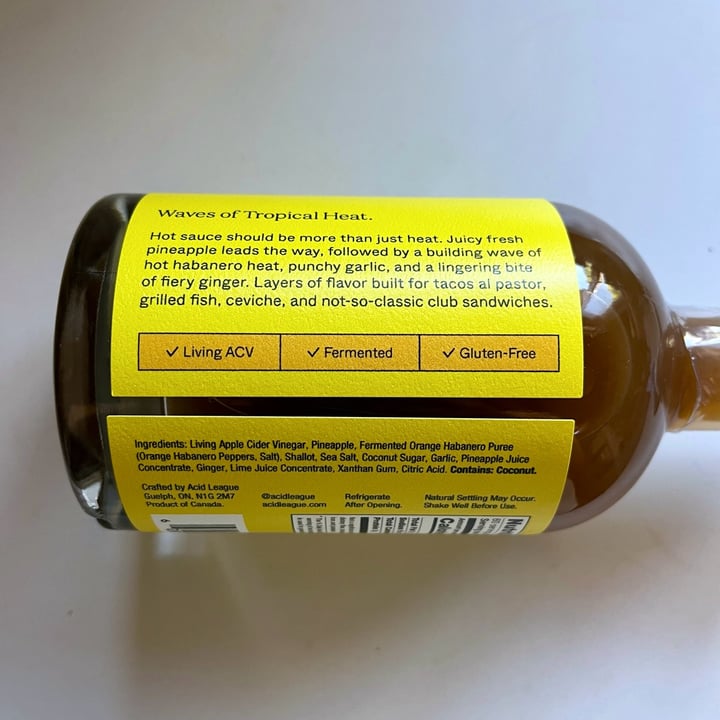 photo of Acid League Pineapple Habanero Hot Sauce shared by @kyu on  28 Jul 2024 - review