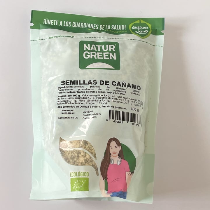 photo of NATUR GREEN Semillas De Cáñamo Peladas shared by @azabachepeluda on  10 Sep 2024 - review