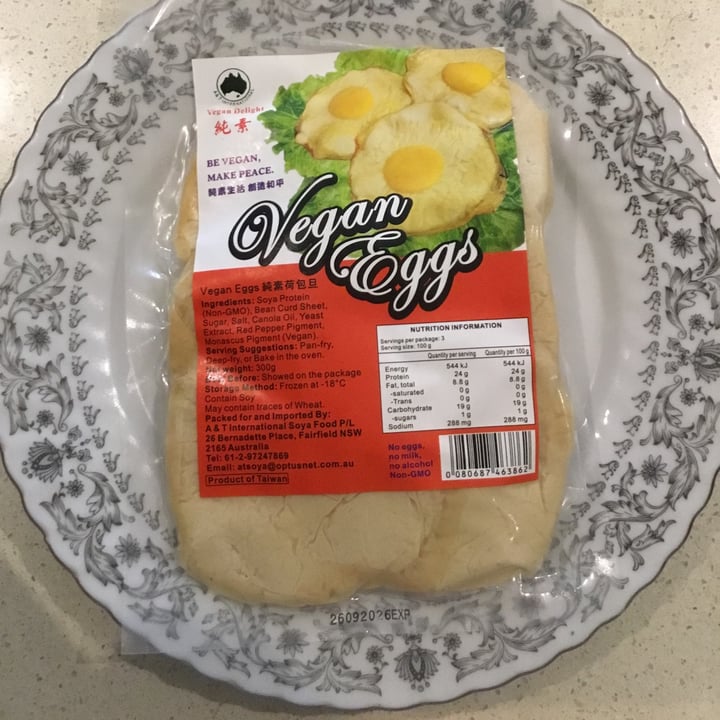 photo of Vegan Delight Vegan Eggs shared by @blacklilyleaf on  30 Jan 2025 - review