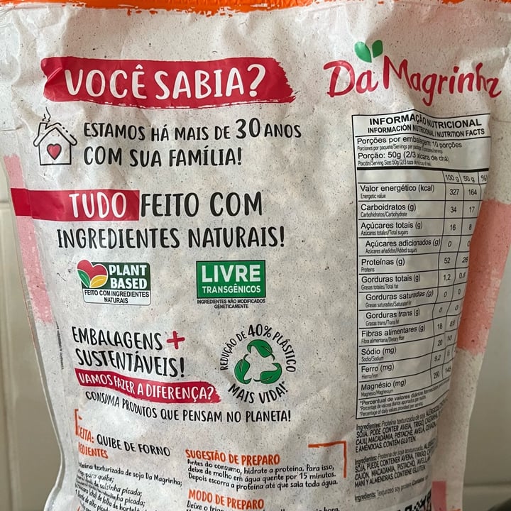 photo of Da Magrinha Proteina De Soja shared by @clarinha012356789 on  03 May 2024 - review