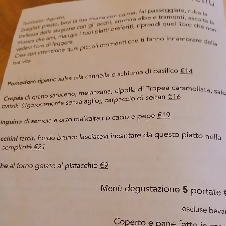 photo of MOM Cucina Vegetale Creativa crepes shared by @mariarcaveg on  14 Aug 2025 - review