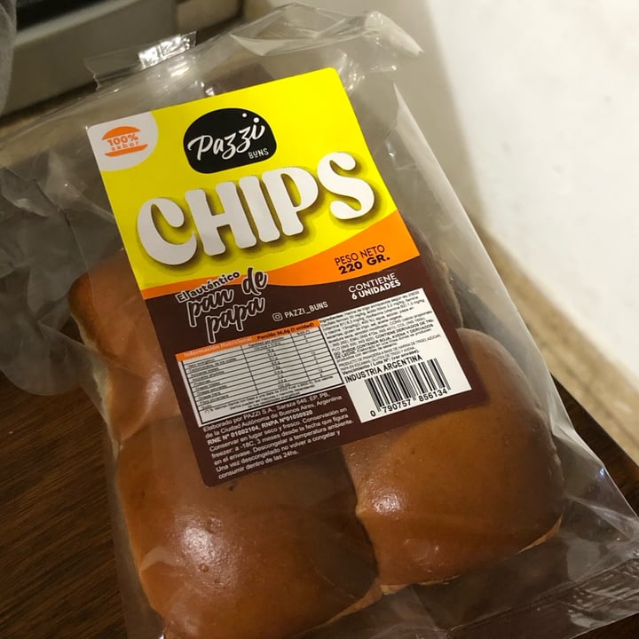 photo of Pazzi Buns Chips de pan de papa shared by @aylugiussi on  04 May 2024 - review
