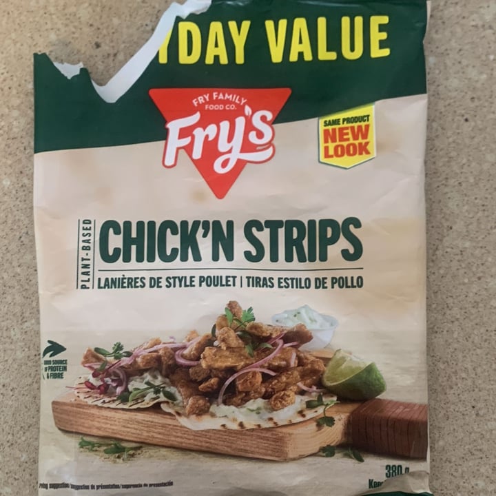 photo of Fry's Family Food Chicken-Style Strips shared by @noahtheveg on  08 Nov 2024 - review