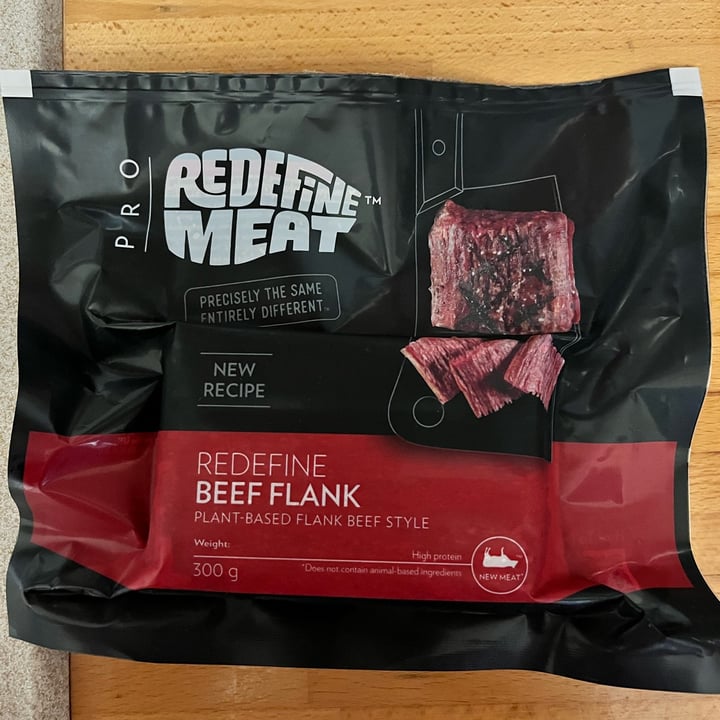 photo of Redefine Meat redefine meat beef flank shared by @auroratufaro on  19 Mar 2024 - review