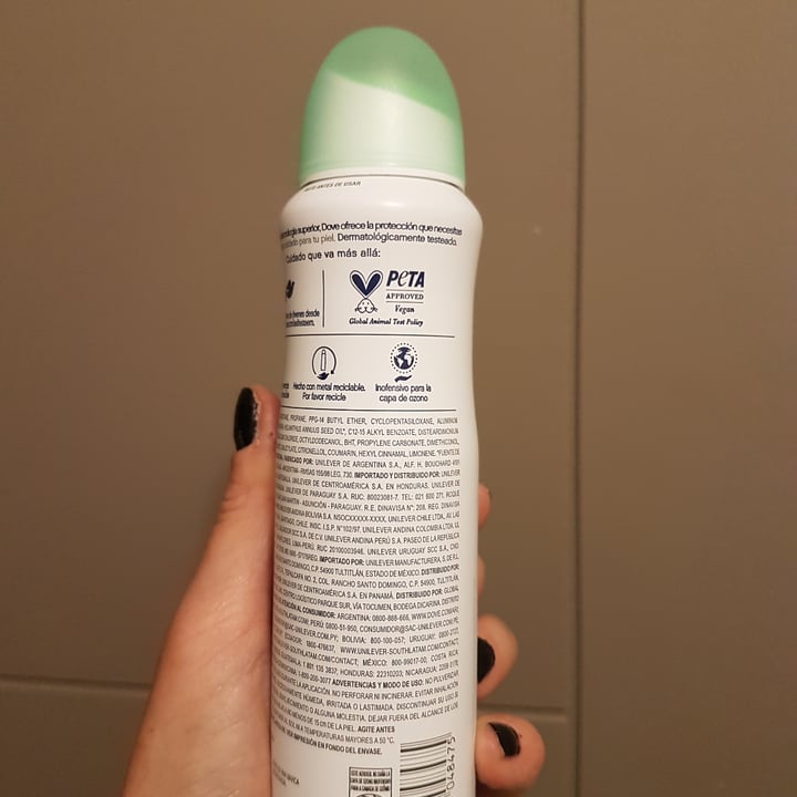 photo of Dove Desodorante go fresh shared by @vforvegan on  21 Sep 2023 - review