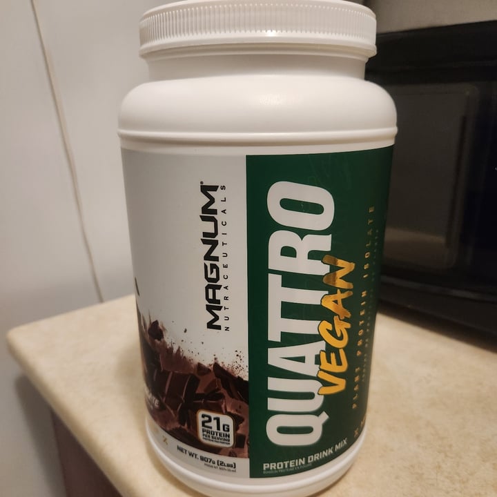 photo of Magnum Nutraceuticals Quattro Vegan Protein Drink Mix shared by @brandonb on  20 Aug 2024 - review