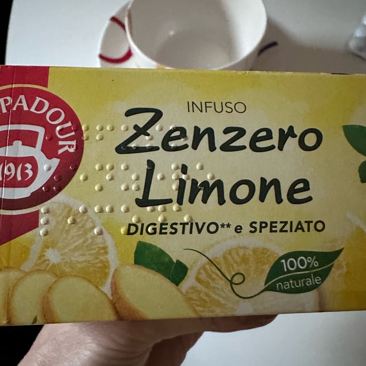 photo of Pompadour Infuso zenzero e limone shared by @babette on  05 Feb 2025 - review