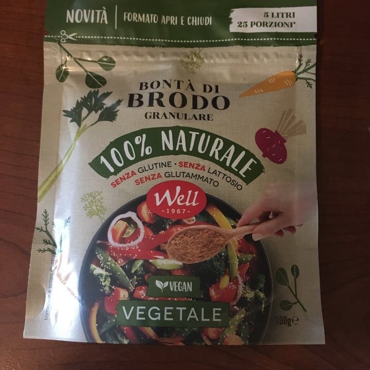 photo of Well Brodo Granulare Vegetale shared by @cripardo on  30 Dec 2023 - review