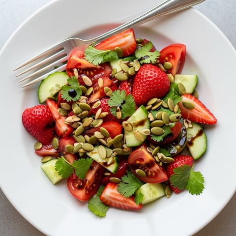 Quick & Easy Vegan Summer Berry Salad: Refreshing, Gluten-Free & No-Cook