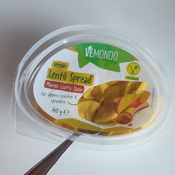 photo of Vemondo Vegan Lentil Spread Mango Curry Taste shared by @monica86 on  29 Aug 2023 - review