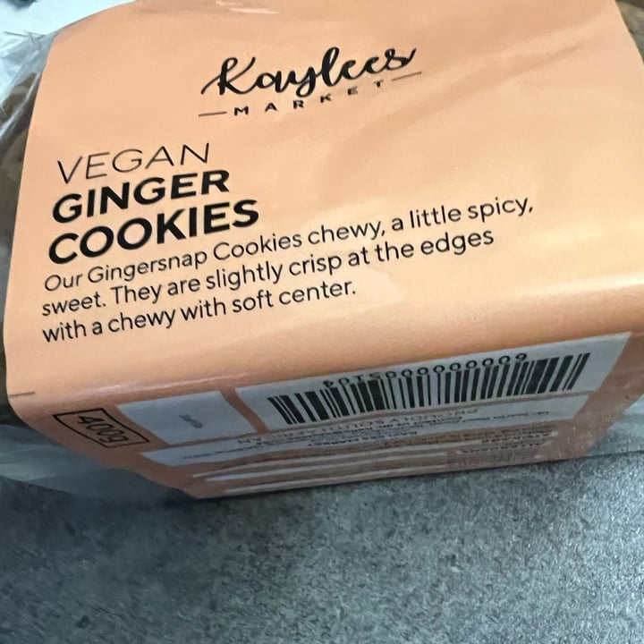 photo of Kaylees market Vegan Ginget Cookies shared by @ftc on  21 Oct 2023 - review