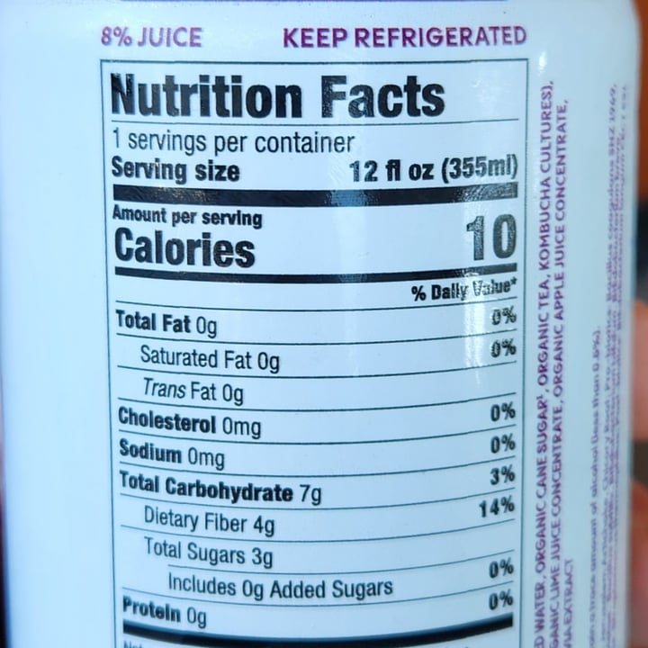 photo of Live organic living soda grape shared by @brtjohns on  14 Sep 2025 - review