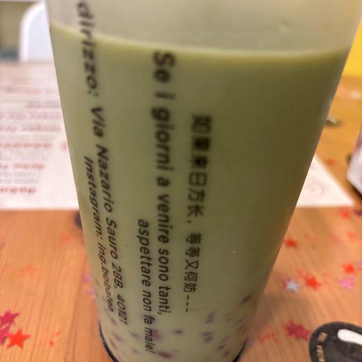 photo of ING Boba Tea Matcha Latte Con Fagiolini Rossi shared by @acilegna on  02 Sep 2025 - review