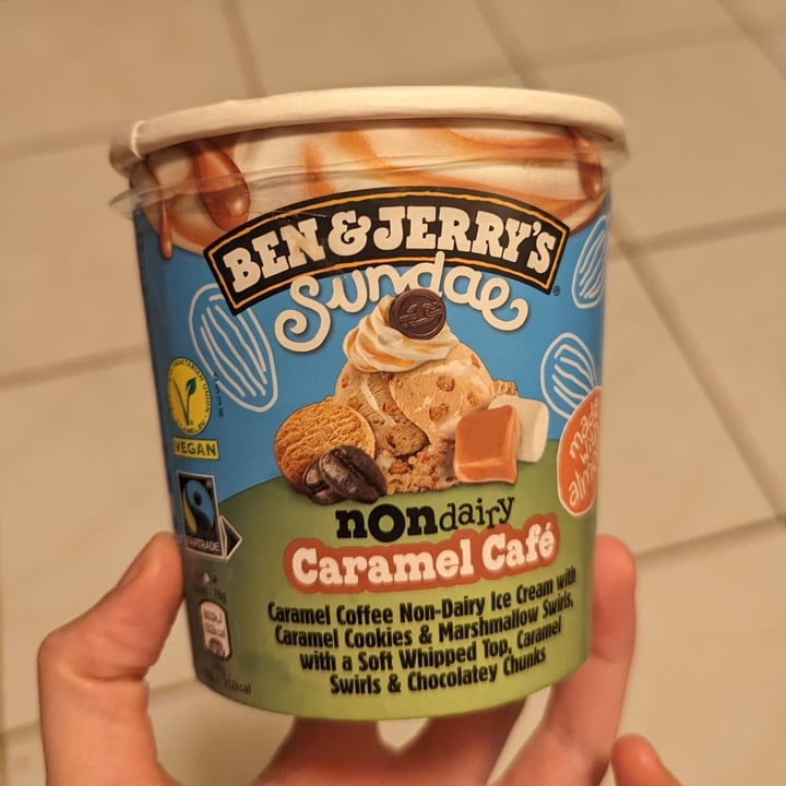photo of Ben & Jerry's Non-Dairy Caramel Café Sundae shared by @lydiahawkins on  08 Oct 2023 - review